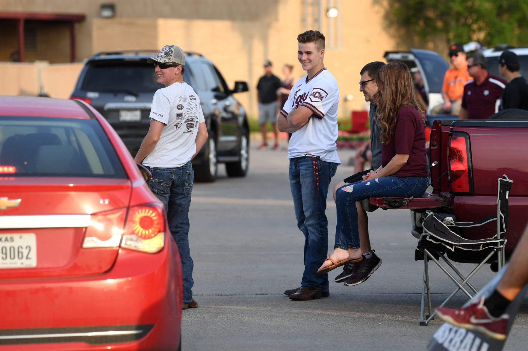 A&M Consolidated baseball Senior Night
